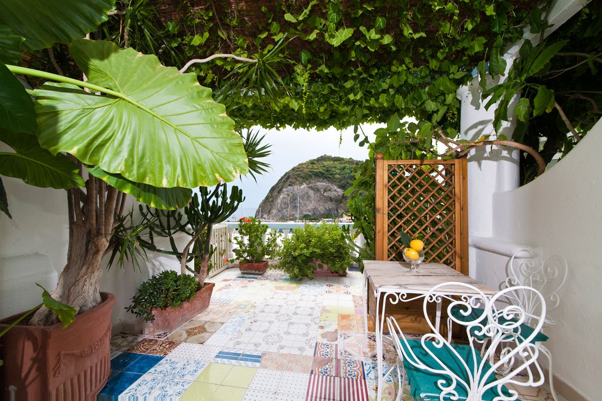 Camere vista mare laterale Hotel La Palma a Sant’Angelo d’Ischia