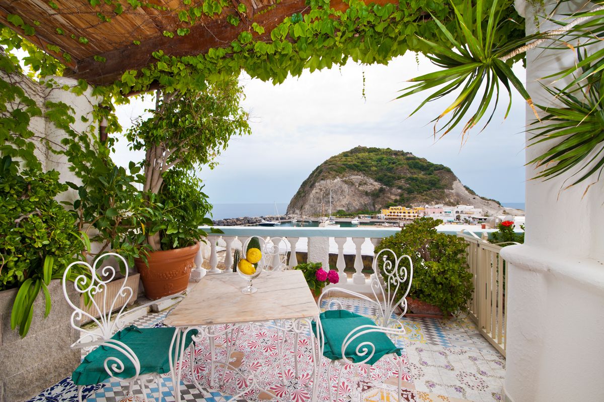 Camere vista mare laterale Hotel La Palma a Sant’Angelo d’Ischia