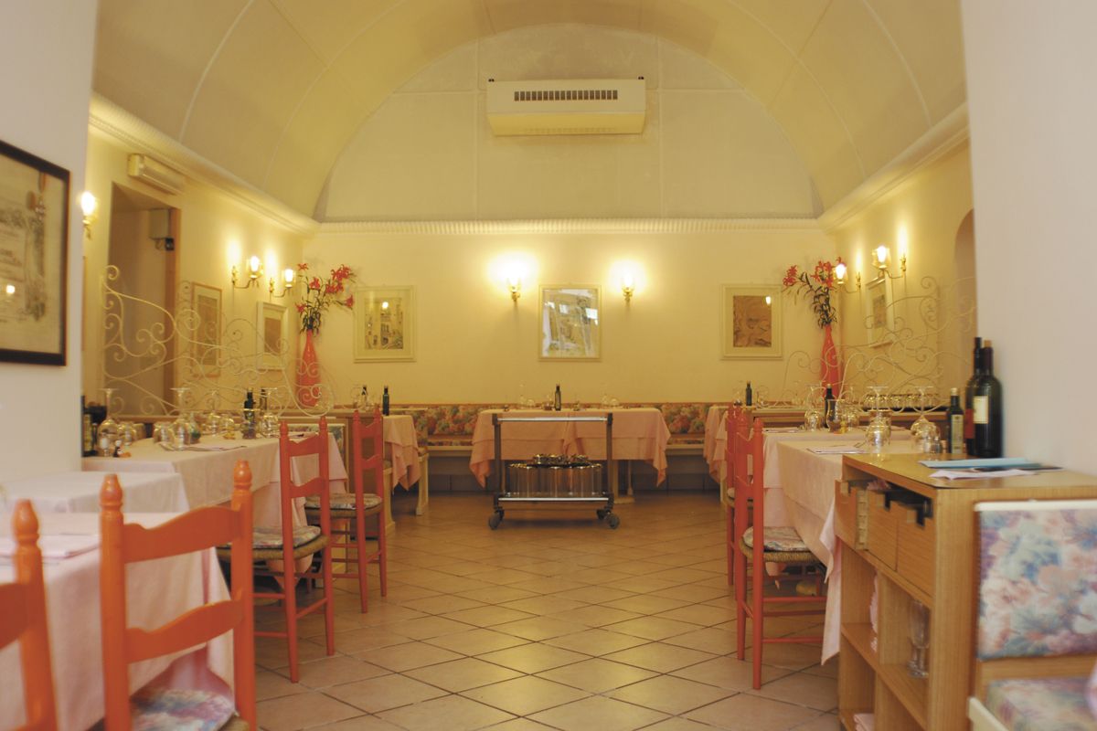 Il ristorante dell’Hotel La Palma a Sant’Angelo d’Ischia